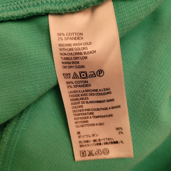 Tommy Bahama Teal zip-up size large - Picture 6 of 6